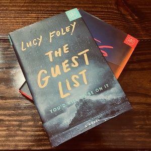 The Guest List and 56 Days. Book of the Month Hardcover Thrillers.